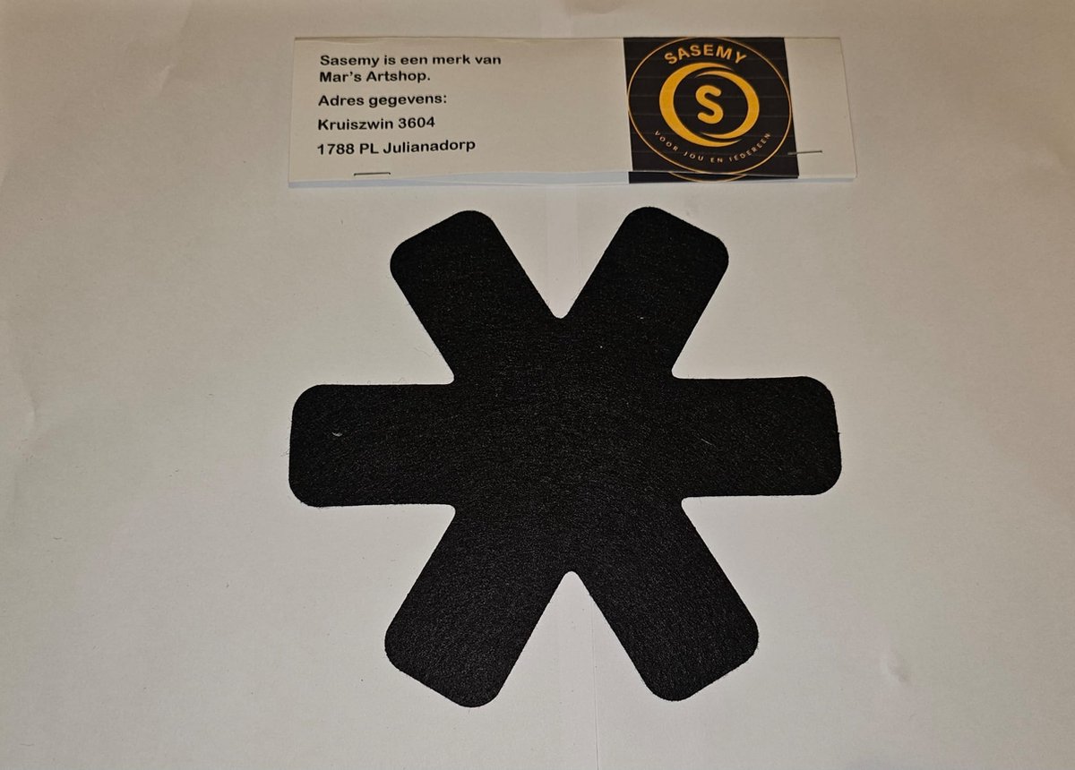 Sasemy - Protecteurs de poêles - Tapis de protection Zwart - Set de 6 -  18Øcm -... | bol.com