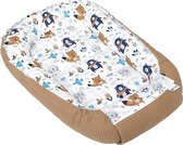 Baby Cocoon Bumper Reiswieg 100% katoen Anti-allergisch - babynestje \ Warm nest baby100x60x15cm