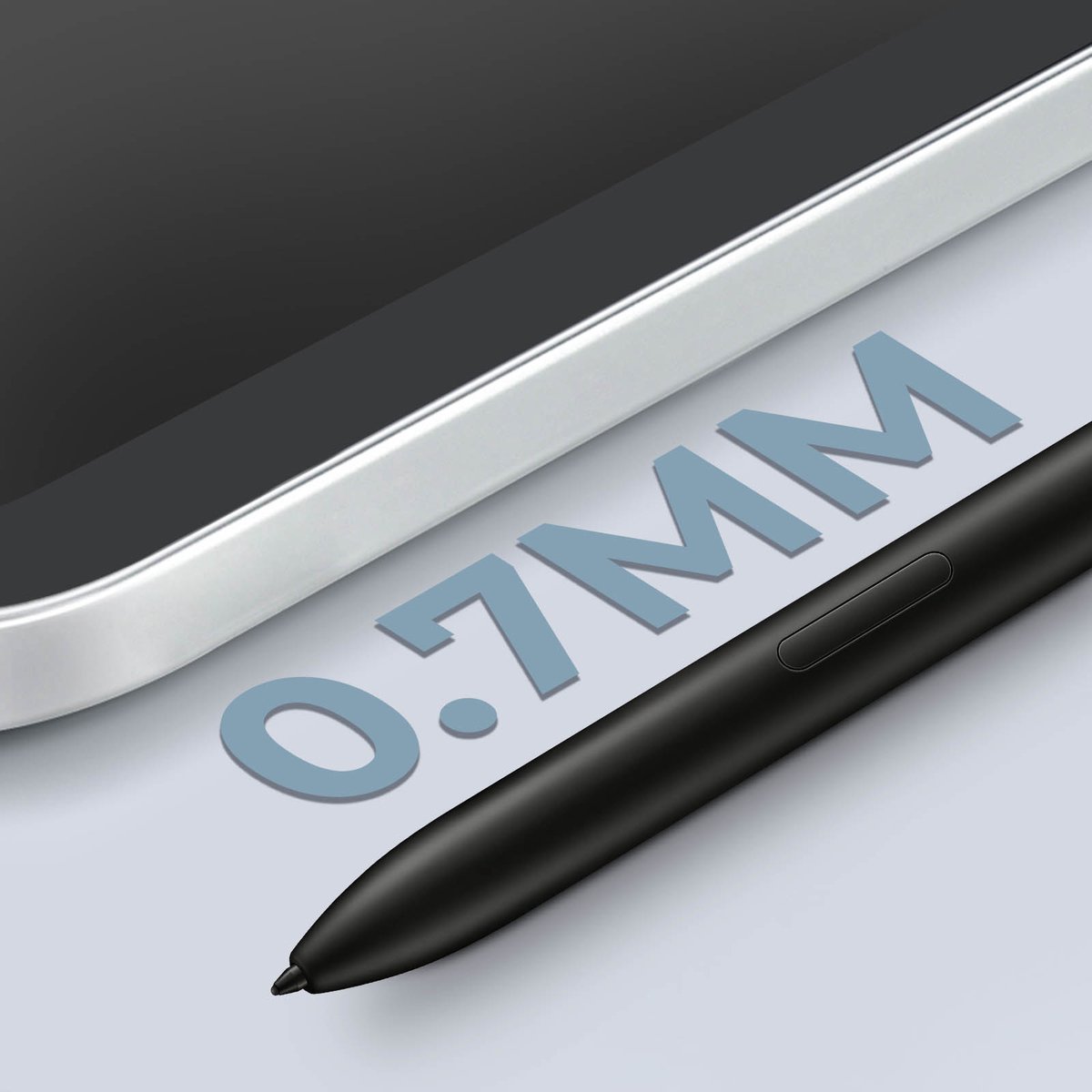 4 Sets Vervangende Stylus Punten Voor Tab S9/S9+/S9 Ultra/S9 FE – S Pen Tips & Gereedschap (Zwart/Grijs)