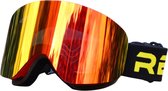 Livano Ski Zonnebril - Skibril - Dames & Heren - Wintersport - UV-Bescherming - Winddicht - Ski Gadgets - Rood