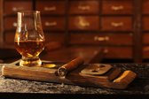 BA Limited Edition Proefplank 'Whisky' met 1 glas / Sinterklaascadeau / Kerstcadeau / Whisky Gift Set