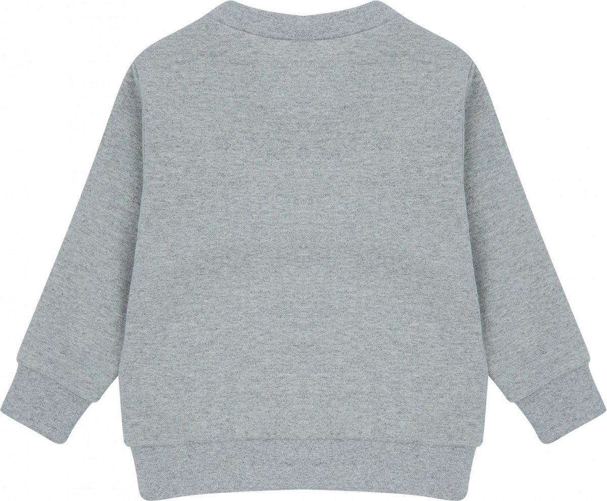 Sweatshirt Kind 0/6M Larkwood Ronde hals Lange mouw Heather Grey 60% Katoen, 40%