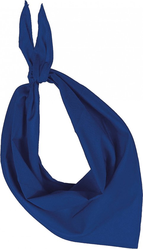 Bandana Unisex One Size K-up Light Royal Blue 80% Polyester, 20% Katoen