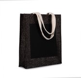 Tas One Size Kimood Black / Silver 100% Jute