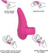 Le Cose Bliss - Vingervibrator - Vibrator - Waterdicht - Huidvriendelijke siliconen - Inclusief Batterijen - Seks - Sex - Sex Toys - Vagina en Anus - Sex Toys voor Vrouwen-Cadeau voor Vrouwen-G Spot-Sex Speetje-Vingeren - Cadeautip