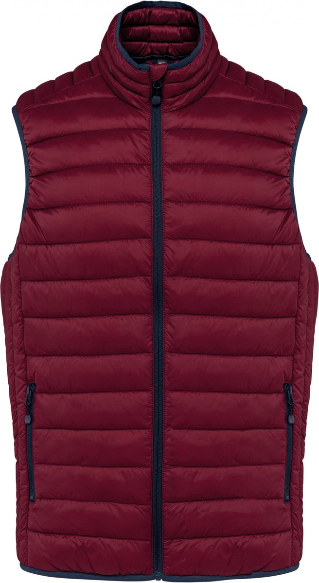 Kariban Men’s lightweight sleeveless down jacket K6113 - Wine - S