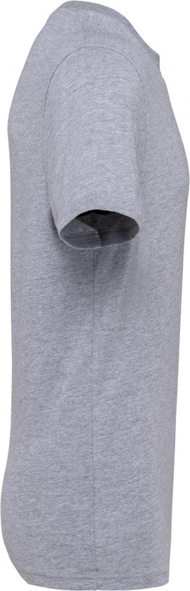 T-shirt Unisex 3XL WK. Designed To Work Ronde hals Korte mouw Oxford Grey 100% Katoen