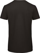 T-shirt Heren 3XL B&C Ronde hals Korte mouw Black 100% Katoen