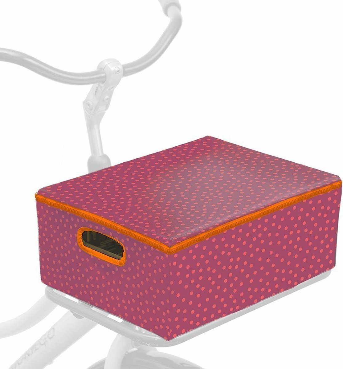 Fietskrat & Hoes M Cerise Dotty
