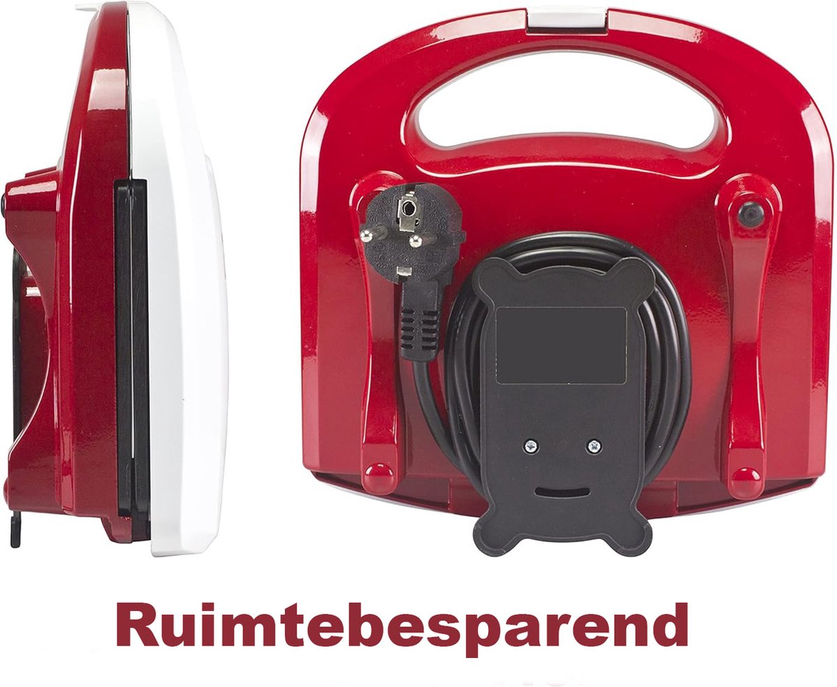 Aparat de facut vafe/gofre Beper, 780 W, 9.5 x 22.7 x 23 cm, indicator