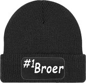 Muts - Beanie - Broer - Winter - #1 - Hoed - Zwart