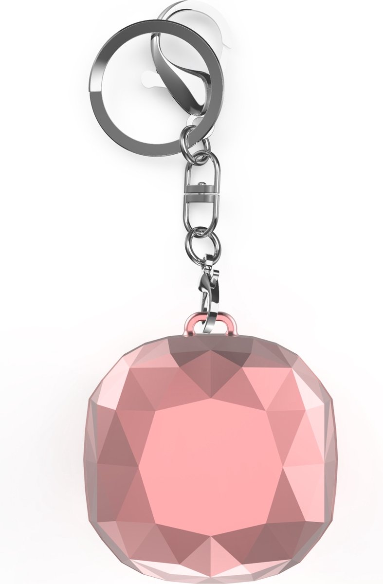 Cadorabo Hoesje voor - Design Diamant Roze - Draagbare TPU hoofdtelefoon beschermhoes Case