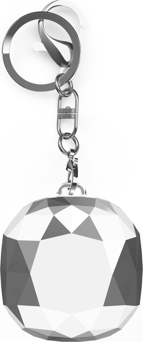 Cadorabo Hoesje voor - Design Diamant Zilver - Draagbare TPU hoofdtelefoon beschermhoes Case