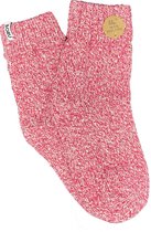 Boru Wollen Sokken Unisex 3 Pack Grijs Blauw Roze 50% Wol - Maat 39- 42