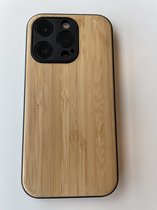 Iphone 14 Pro - Telefoon Hoesje van Echt bamboe | Bamboesjes