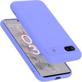 Cadorabo Hoesje geschikt voor Google PIXEL 6A in LIQUID LICHT PAARS - Beschermhoes gemaakt van flexibel TPU silicone Case Cover