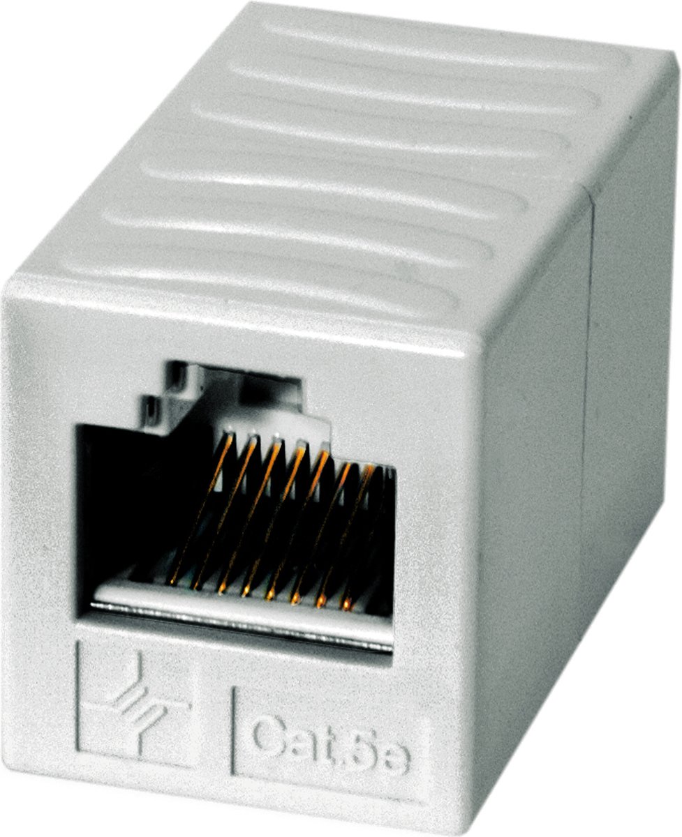 Telegärtner J00029K0052 tussenstuk voor kabels RJ45 Wit