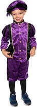 Barbe Blanche - Costume - Piet - Velours - Violet / noir - taille 152