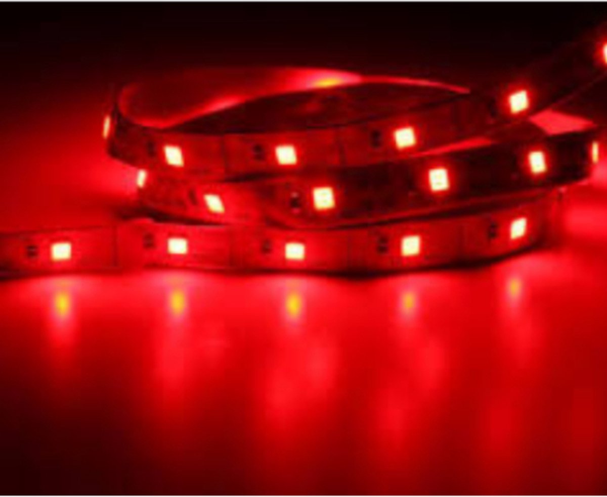 Led strip 500 cm rood 24V