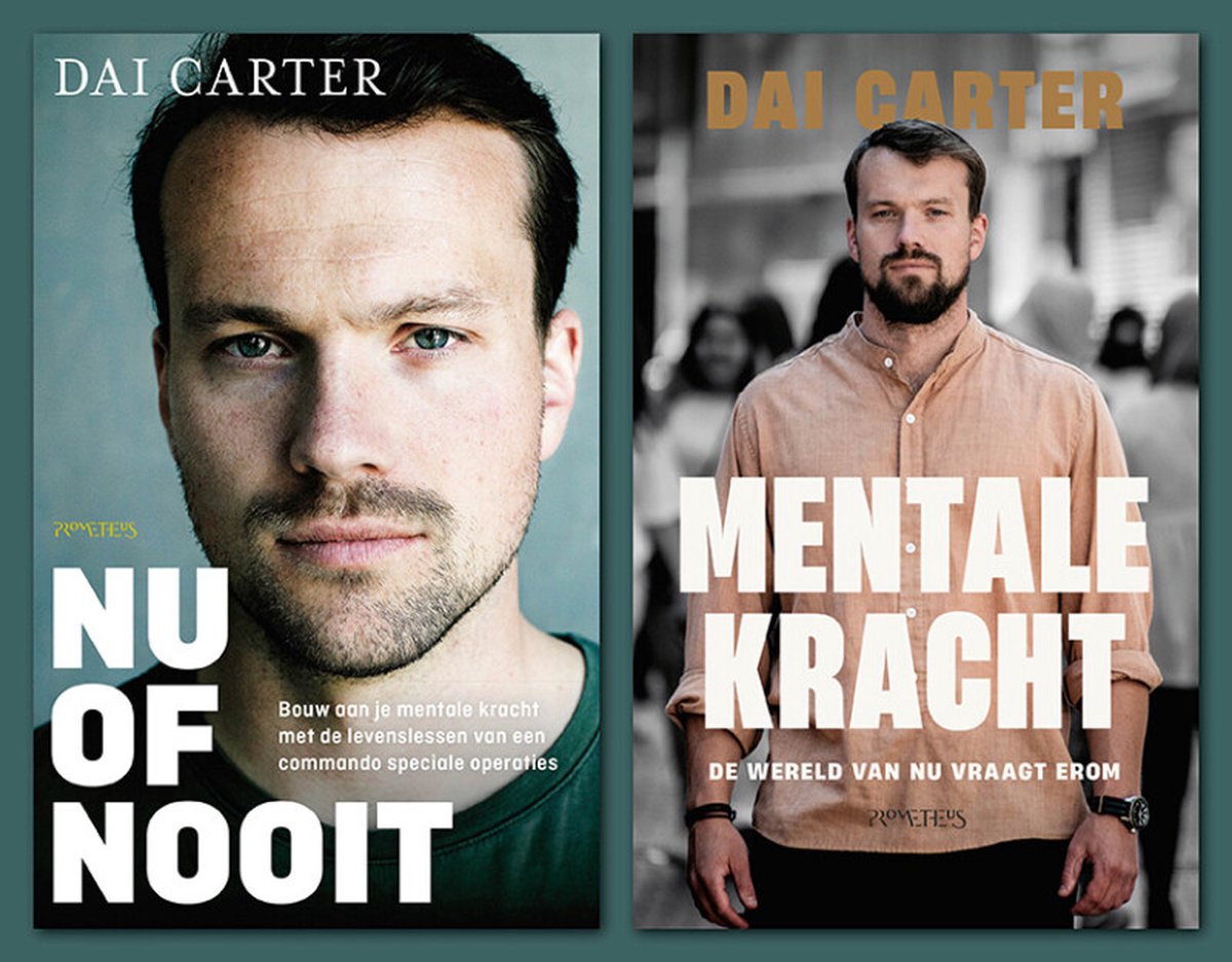 Pakket Nu of nooit en Mentale kracht, Dai Carter | 9789044655988