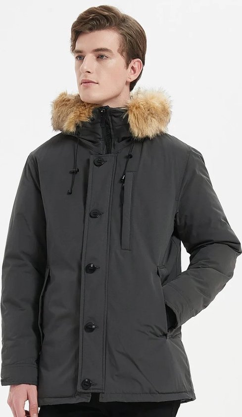 Lange Jas For Heren Warme Wollen Winterjas