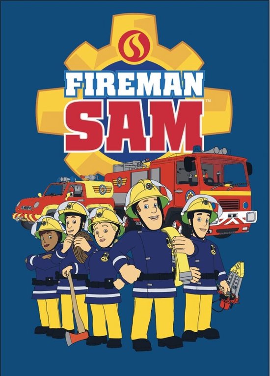 fleecedeken Brandweerman Sam