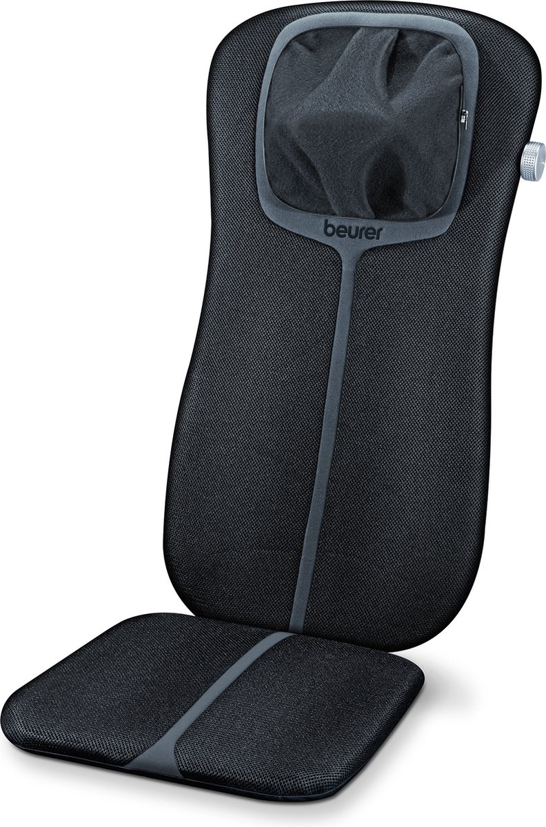 Beurer MG 254 Shiatsu Massagekussen - Massagestoel - 4 Shiatsu massagekoppen - 2 Shiatsu massagevingers - Verwarming - Roterende verlichte koppen - Handschakelaar - Automatische uitschakeling - 3 Jaar garantie – foto 2