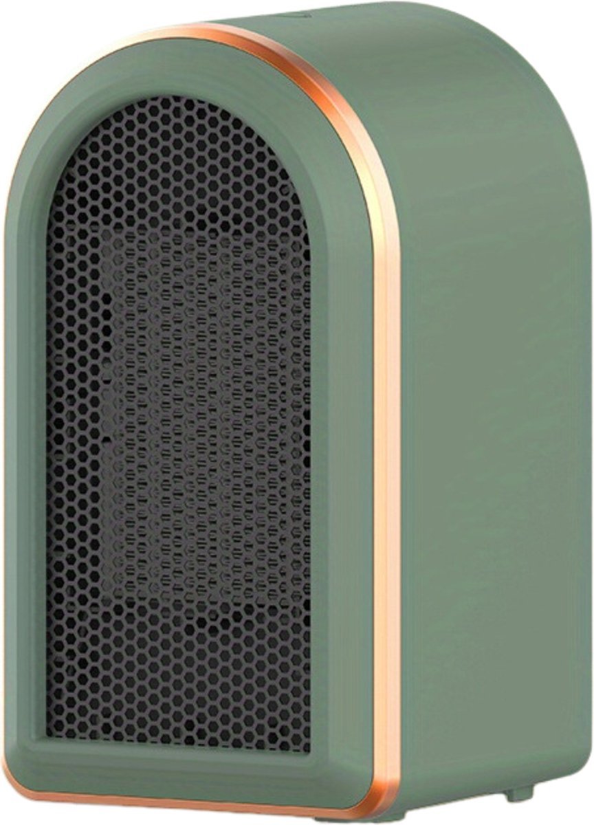 Livano Elektrische Kachel - Haard - Heater - Mini Kachel - Warm - Groen