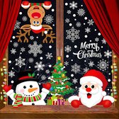 Kerst decoratie - 315 stuks herbruikbare raamstickers - vrolijke raam stickers