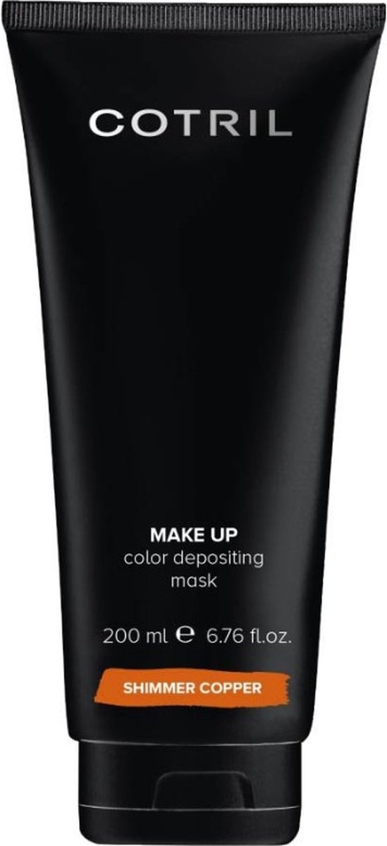 Cotril - Make Up - Color Depositing Mask - Shimmer Copper - 200 ml