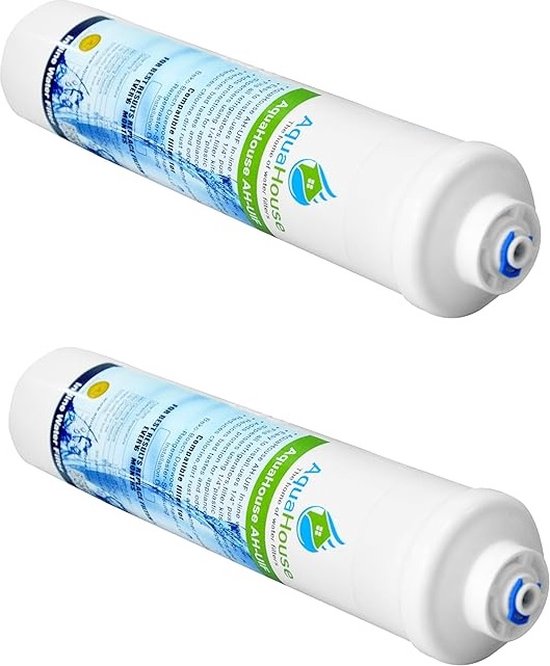 2 x AquaHouse AH-UIF universeel extern filter voor koelkast, waterfilter,  geschikt... | bol