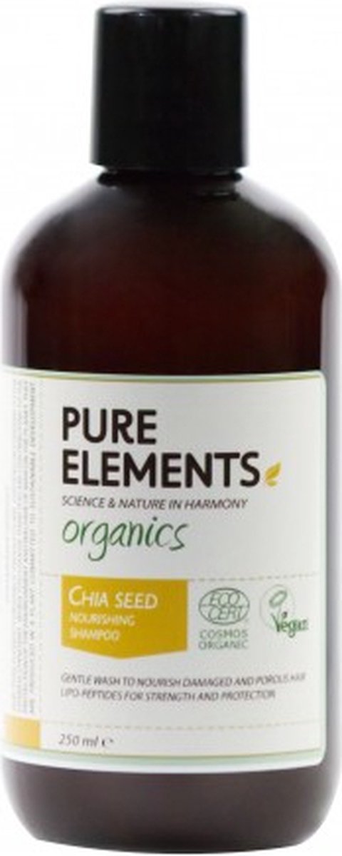 Pure Elements Chia Seed Nourishing Shampoo | Natuurlijke shampoo voor gekleurd en beschadigd haar