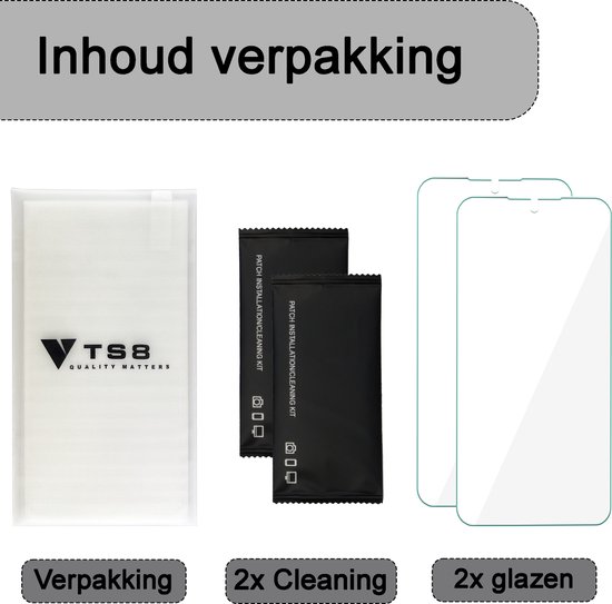 TS8® Samsung A34 - Protecteur d'écran - Case Friendly Edition - 2 pièces