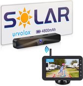 URVOLAX - Solar Achteruitrijcamera - Draadloos met Monitor