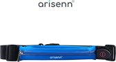 Arisenn® BUDDY LED Heup Riem / Tas - Flitsende Hardloop- en Fietsveiligheid Taille Tas - USB Oplaadbaar, Hoge Zichtbaarheid, Verstelbare Maat, Waterdicht - Voor Veilige Nachtelijke Outdoor Activiteiten - Blauw