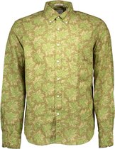 Gant Overhemd Groen S Heren