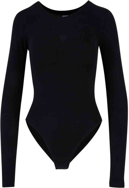 Urban Classics Stretch Jersey Longsleeve Bodysuit XL Zwart bol.