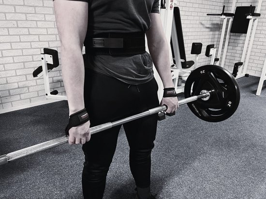 Thor Athletics Lifting Belt, Fitness Riem Krachttraining, Lever Powerlifting Belt, Gewichthefriem Heren Dames, Leer, Maat (L