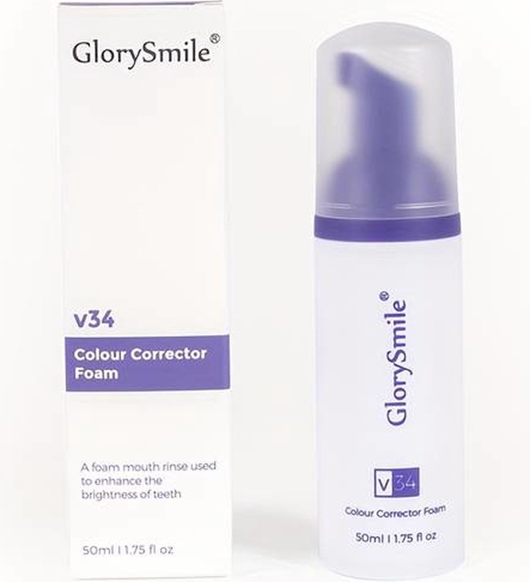 GlorySmile V34 - Foam - Teeth whitening - Tanden Bleken – Tandenblekers - Tandenbleekset - 50 ML