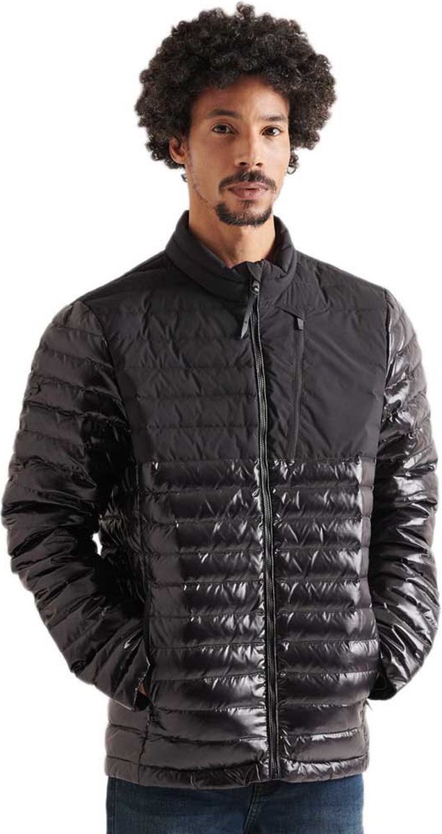 Superdry Studios Contrast Core Down Jas L Man Zwart