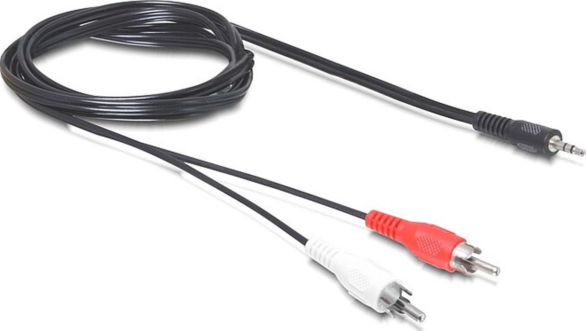 Delock - Kabel Audio Klinke 3,5 mm Stecker - 2 x Cinch Steck