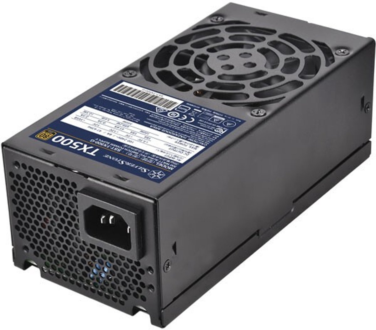 SilverStone SST-TX500-G 500W TFX - Voeding - 500 W - 20 + 4 pin ATX - 80 PLUS Gold