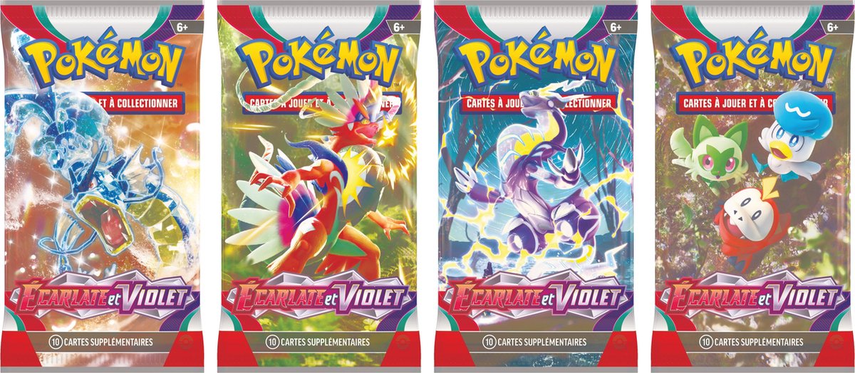 Pokébox Pokémon Ecarlate et Violet - Miraidon-ex Asmodée : King Jouet,  Cartes à collectionner Asmodée - Jeux de société
