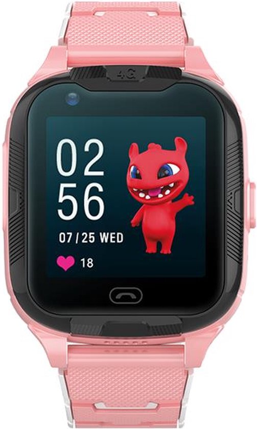 MaxLife Kids Smartwatch met 4G, GPS en Wifi - Roze