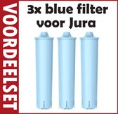 VOORDEELSET van 3 ECCELLENTE Blue filterpatronen compatible met JURA Claris Blue waterfilters