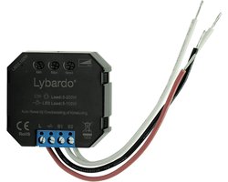 Lybardo - Puls LED Dimmer - Voor Dimmen met Pulsschakelaar - 5-100W - Inbouw