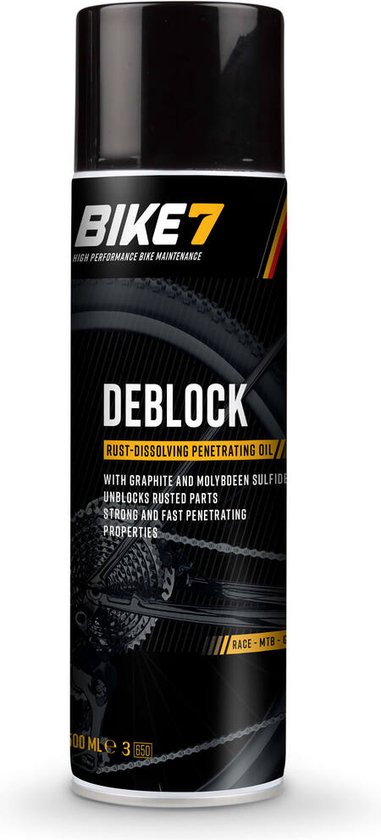 Bike7 Deblock 500 ml d'huile pénétrante