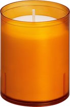 Bolsius Kandelaar Navulling/ Refill 64/52 tray 20 oranje