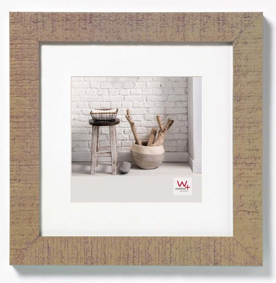 Walther Home - Cadre photo - Format photo 30x30 cm - Beige Marron