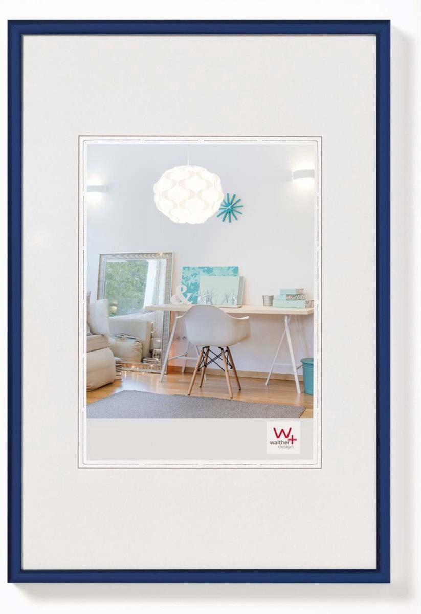 Walther New Lifestyle - Kunststof lijst - Fotoformaat 18x24 cm - Blauw